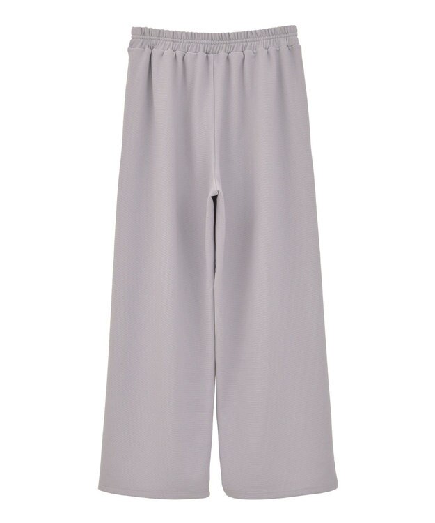 Green Parks 楽ちんリップルワイドパンツ Purple