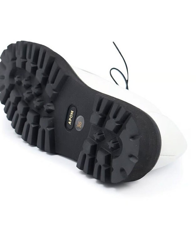 APOM トラックソールチロリアンシューズ 40 ホワイト