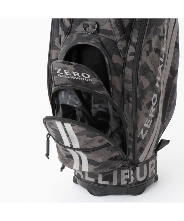 ZERO HALLIBURTON コーデュラキャディバッグ 82051 ブラックカモ柄