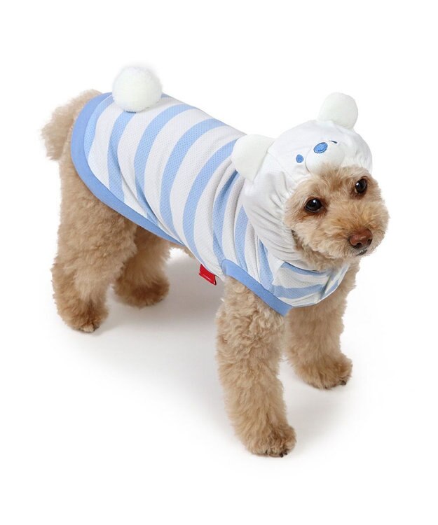 PET PARADISE ペットパラダイス エコ メイド パーカー 《しろくま》 小型犬 ホワイト