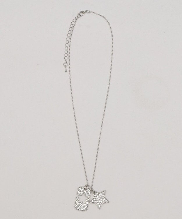 WEGO Lラインストーンダイカットネックレス 柄3