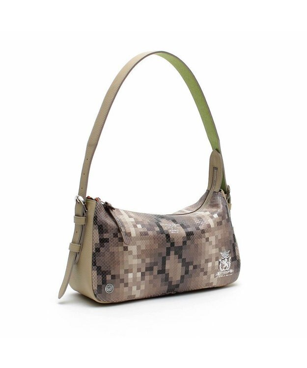 A.D.M.J. スネーク型押し/ソフトワンショルダー SA