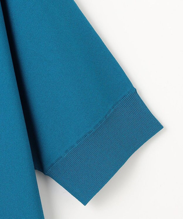 23区 S 【洗える】レーヨンポリエステルストレッチ ドルマン ニット ブルー系