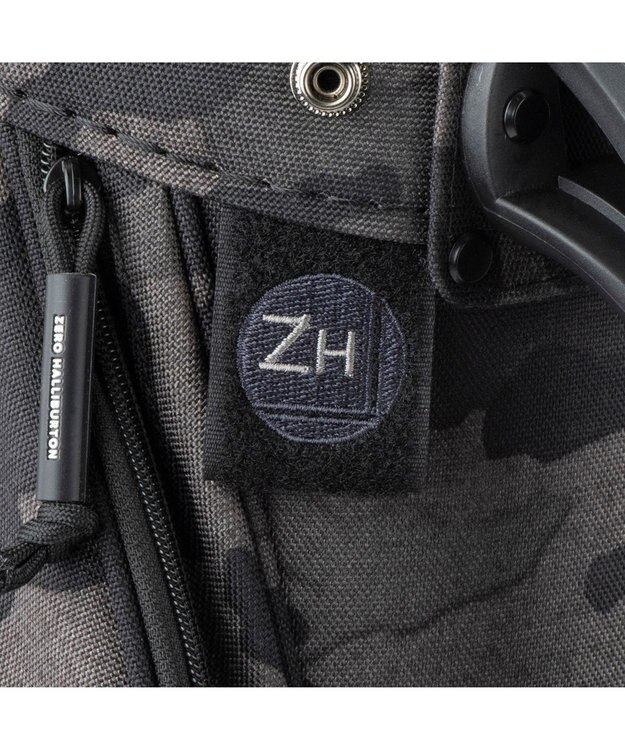 ZERO HALLIBURTON コーデュラキャディバッグ 82051 ブラックカモ柄