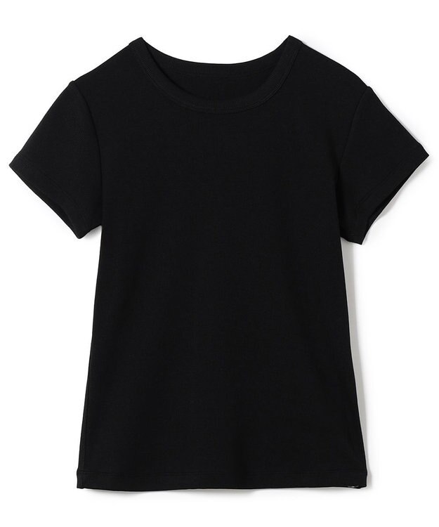 Chacott ソフトリブTシャツ ブラック