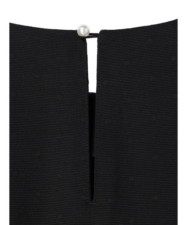 AMERICAN HOLIC ドットジャガード袖ボリュームチュニック Black