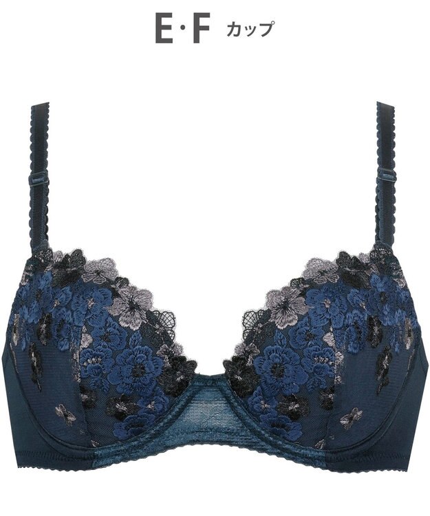 Wing 【ナチュラルアップブラ】 AA~Gカップ展開 ふっくら自然なまるみでバストアップ KB2060 ウイング／ワコール ダークブラウン