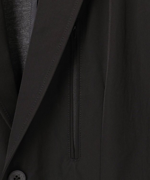 JOSEPH ABBOUD MOUNTAIN 【ストレッチ/ソフト/ECO撥水】ストレッチダブルフェイスアクティブ ジャケット ブラック系