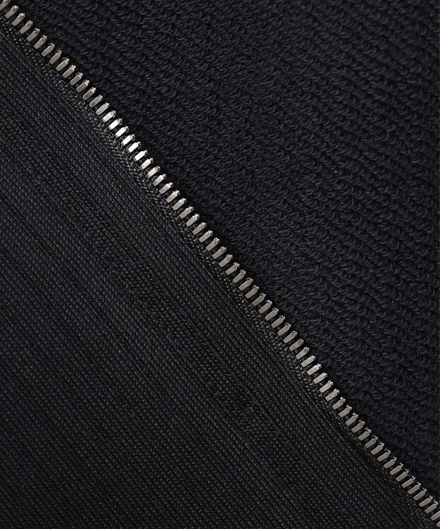 JOSEPH HOMME テックラインテリー　ジップアップパーカ ブラック系