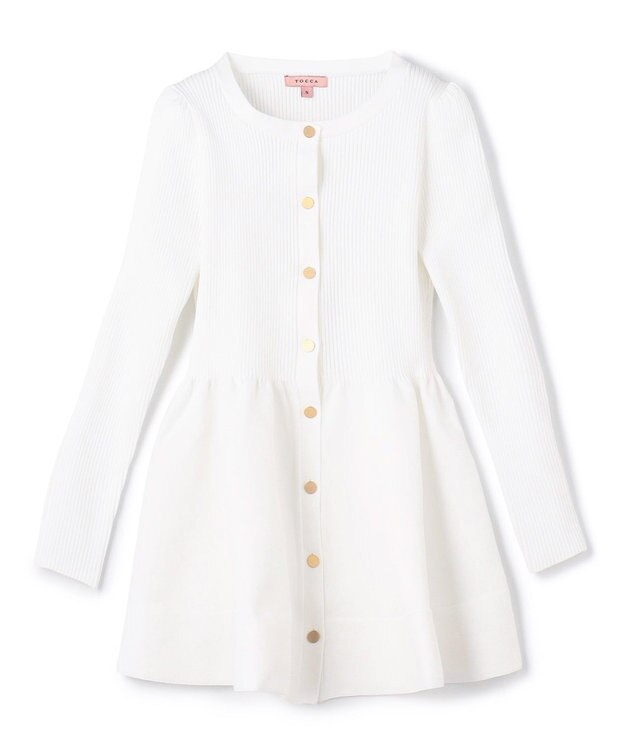 TOCCA NIGHT GROOVE ニットカーディガン アイボリー系