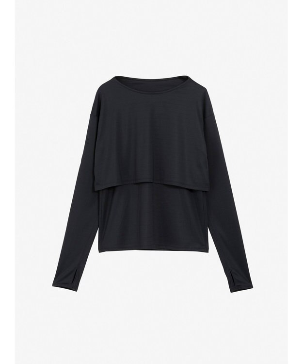 HELLY HANSEN 【UVカット・耐海水・耐塩素】シャルムラッシュガード3ウェイトップス ブラック