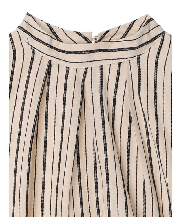 Green Parks ・ＥＬＥＮＣＡＲＥ　ＤＵＥ　ストライプフリルブラウス Beige