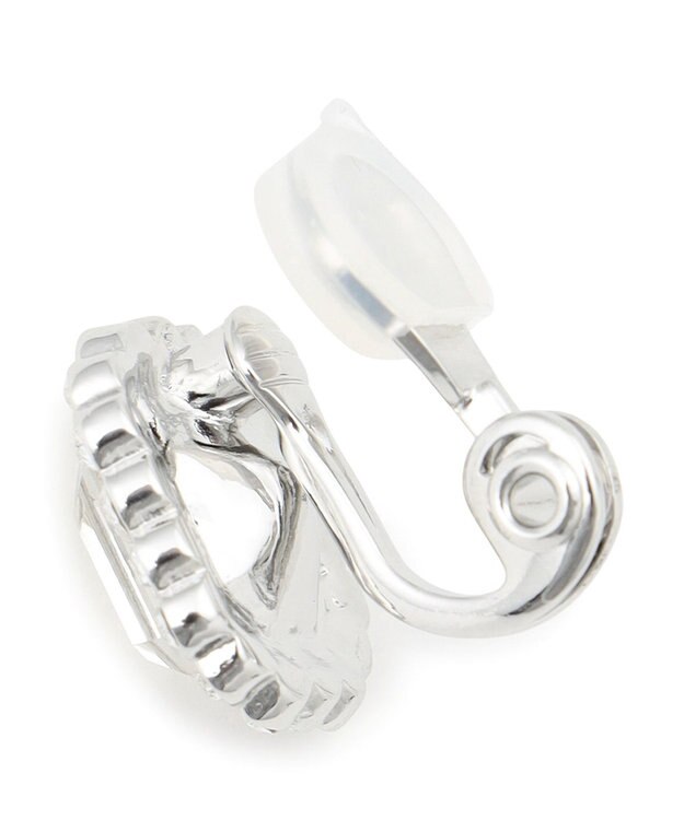 23区 【APPLAUDIR】ビジュー イヤリング シルバー系