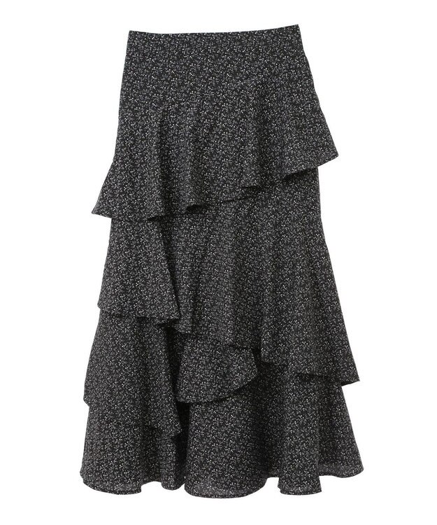 earth music&ecology ランダムティアードスカート Flower