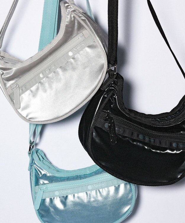 LeSportsac MINI HOBO CROSSBODY/フロストシルバーシャイン フロストシルバーシャイン