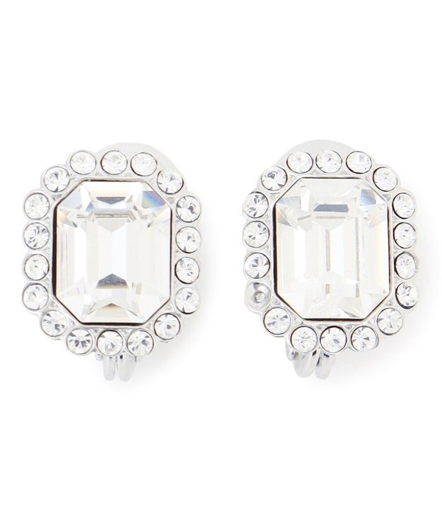 23区 【APPLAUDIR】ビジュー イヤリング シルバー系