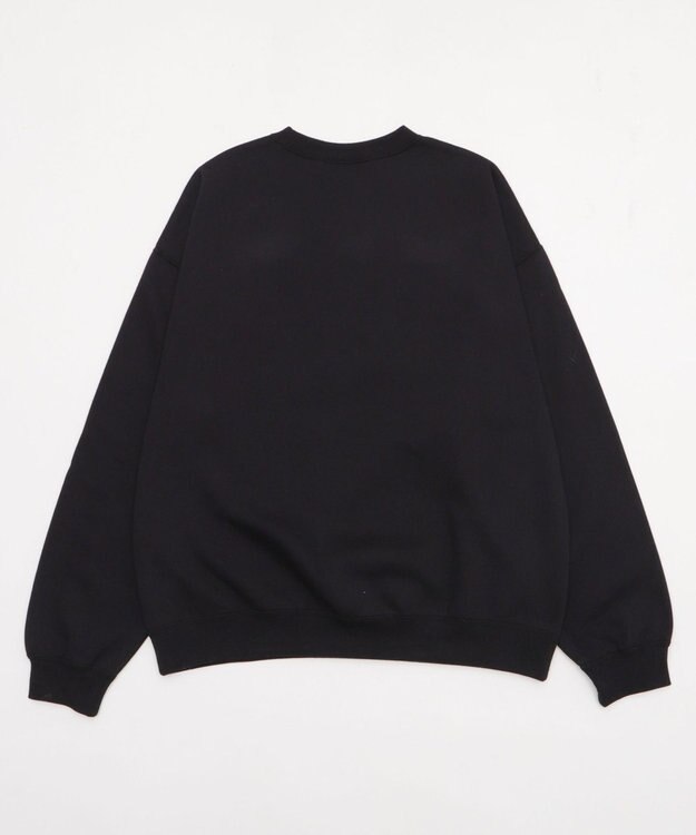 WEGO 【ユニセックス着用ITEM/MLサイズ展開】ハートモチーフプルオーバー ブラック