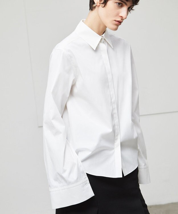 BEIGE， 【洗える】BICON / ドレスシャツ White