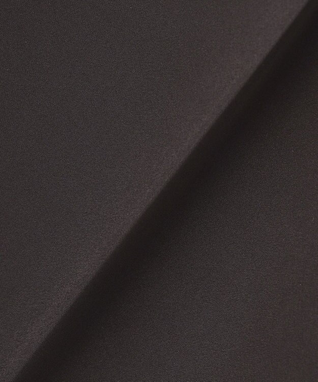 uncrave ライトダブルサテン ワイドパンツ ダークブラウン