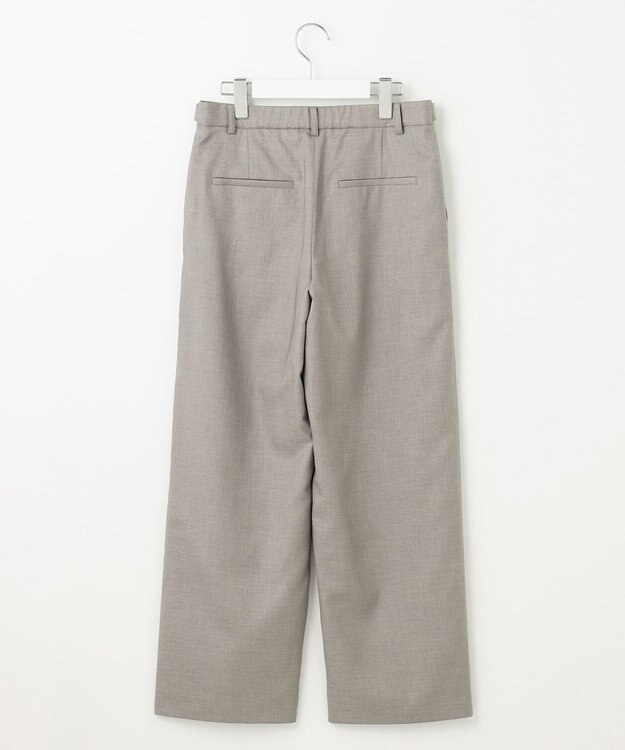 J.PRESS LADIES L 【セットアップ対応・洗える・UVケア・速乾】 OXIJEWELストレッチ セミワイド パンツ ライトグレー系