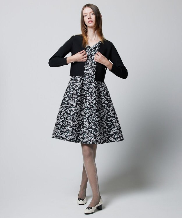 TOCCA 【洗える！】NIGHT SKY KNIT ボレロ ブラック系