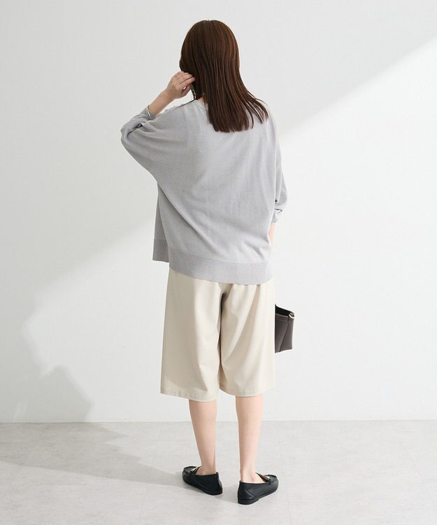 Green Parks ＶネックＺＩＰカーディガン Gray Mixture