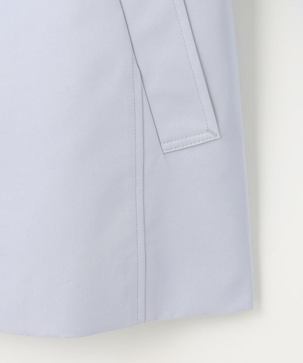 J.PRESS LADIES L 撥水ツイル ステンカラー ショート コート サックスブルー系