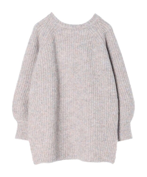 earth music&ecology ふわふわメランジチュニック Lavender