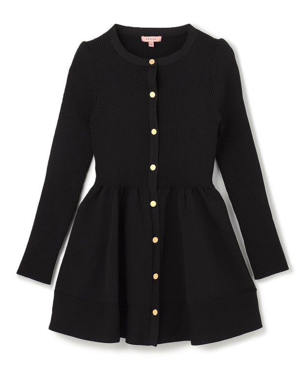 TOCCA NIGHT GROOVE ニットカーディガン ブラック系