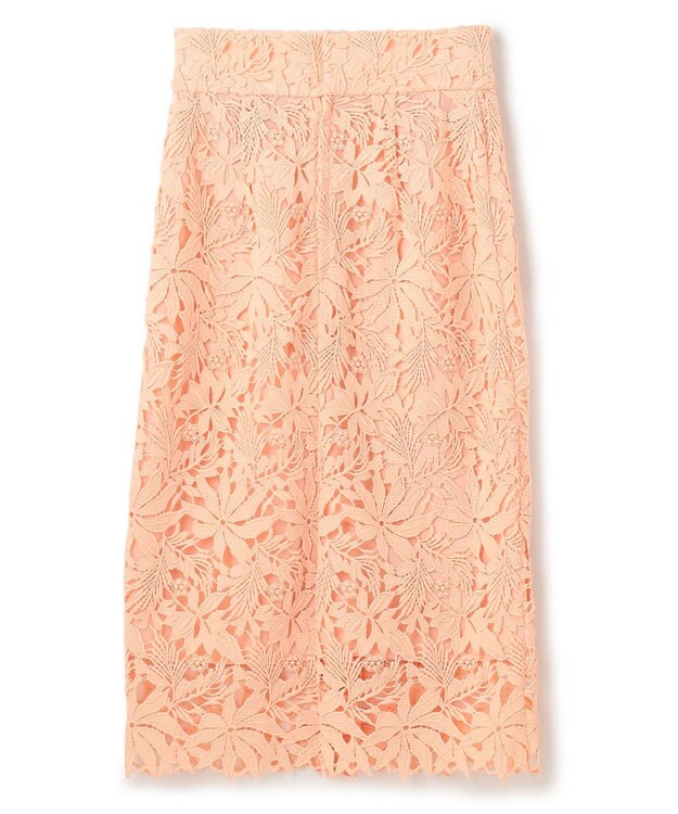 BEIGE， NARCISSUS / レーススカート Peach