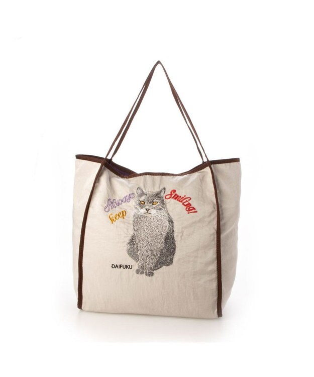 UNBILLION 【テレビ ドラマ着用アイテム】カシュカシュ cachecache / うちの子刺繍トートバッグ ブラウン