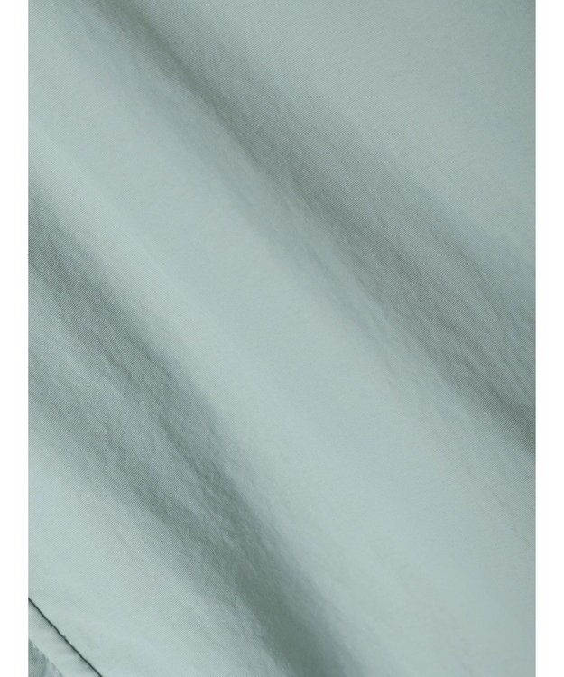 Green Parks フーデットロングコート Blue Green