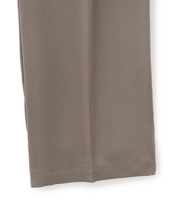 uncrave ライトダブルサテン ワイドパンツ トープ