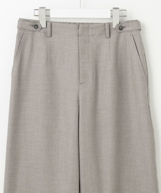 J.PRESS LADIES L 【セットアップ対応・洗える・UVケア・速乾】 OXIJEWELストレッチ セミワイド パンツ ライトグレー系