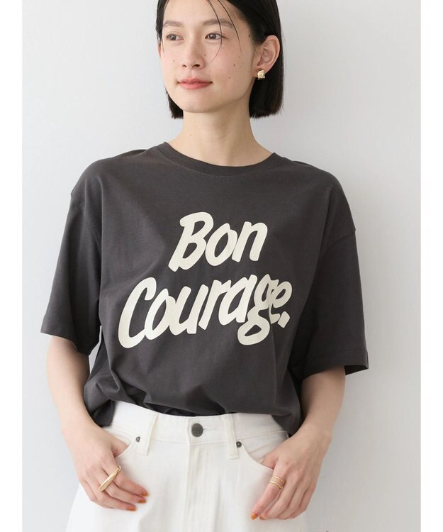 AMERICAN HOLIC Ｏｎｅ　ｗｏｒｄ　ロゴカットプルオーバー Charcoal Gray