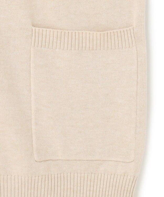 J.PRESS YORK STREET 【UNISEX】ANTI PILLING WOOL Vネックカーディガン アイボリー系