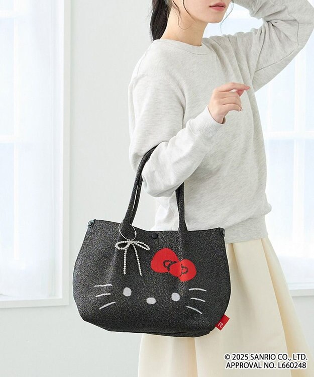 ROOTOTE 8462【ルートート】サンリオ. IP.デリ.ルフル.ハローキティ-B 01：ブラック