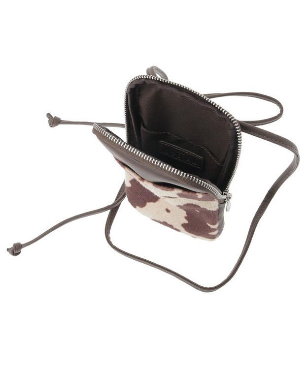 Green Parks ＯＴＯ．ＨＡ．アニマル柄ミニショルダーバッグ Ivory