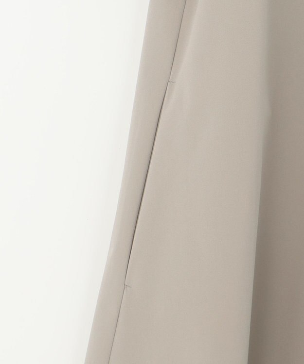 UNFILO 【洗える/軽量】FINE MOVE Aラインワンピース グレージュ