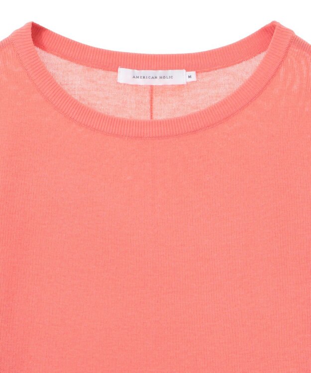 AMERICAN HOLIC サイドスリットニットプルオーバー Pink