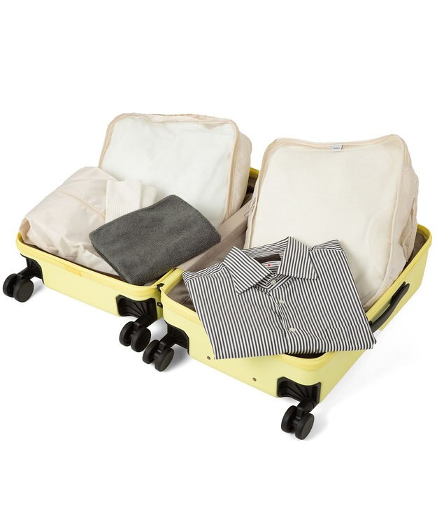 ACE BAGS & LUGGAGE ACE ベベル スーツケース 33L 機内持込 ドリンクホルダー 05681 エース イエロー