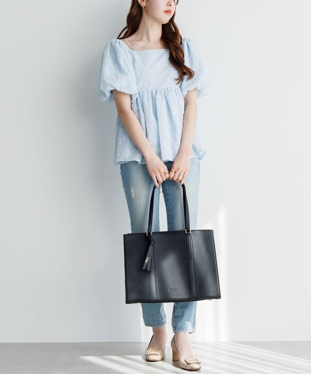 ACE BAGS & LUGGAGE Jewelna Rose フィンリー レザートート A4/13.3インチPC収納 65591 ジュエルナローズ ブラック