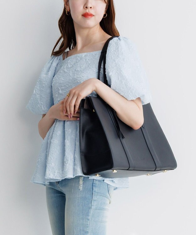 ACE BAGS & LUGGAGE Jewelna Rose フィンリー レザートート A4/13.3インチPC収納 65591 ジュエルナローズ ブラック