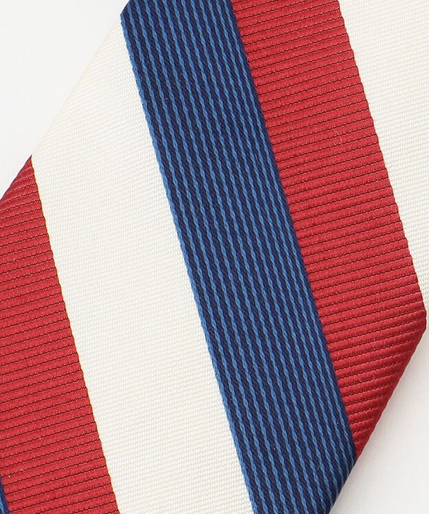 J.PRESS MEN 【STRUCTURE MIX COLLECTION】レジメンタル ネクタイ レッド系1