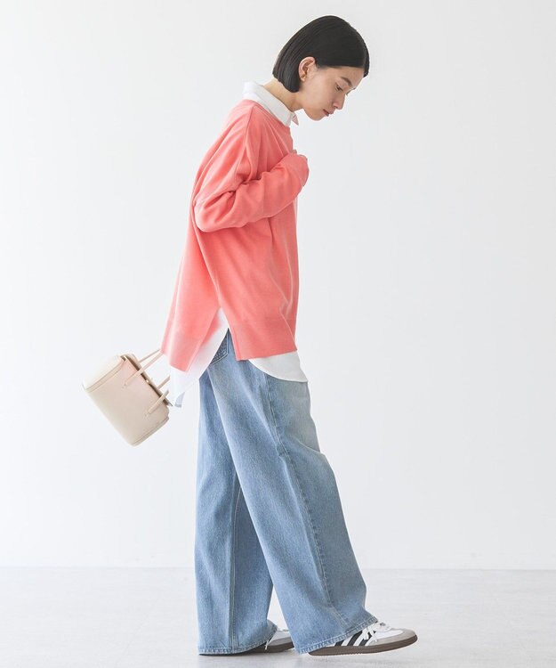 AMERICAN HOLIC サイドスリットニットプルオーバー Pink