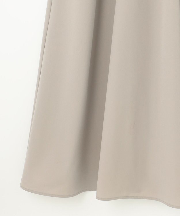 UNFILO 【洗える/軽量】FINE MOVE Aラインワンピース グレージュ