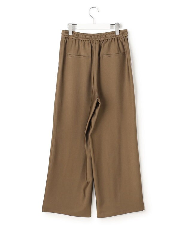 23区 【先行予約】ブライトカルゼ ワイド パンツ モカ系