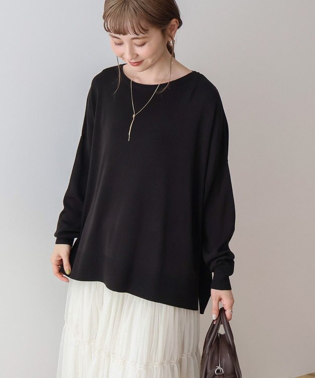 AMERICAN HOLIC サイドスリットニットプルオーバー Pink