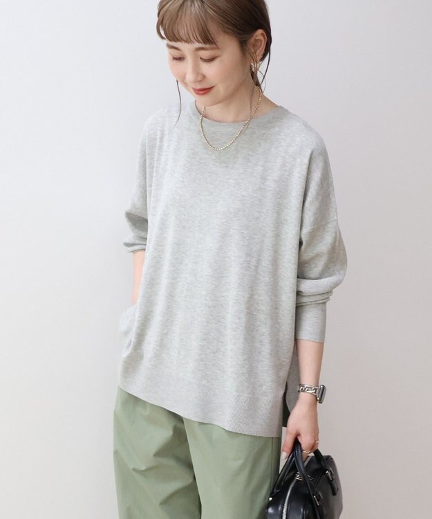 AMERICAN HOLIC サイドスリットニットプルオーバー Pink