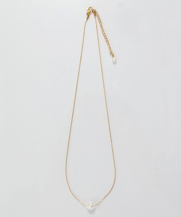 Phoebe 【金属アレルギー対応】ワントップパールネックレス　ゴールド/サージカルステンレス ゴールド